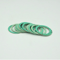 Прокладка поронит (42мм. х 1мм.) зеленая