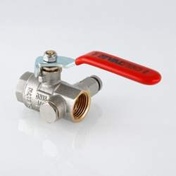 Кран шаровой муфтовый VALTEC с дренажом и воздухоотводчиком (VT.245.N)