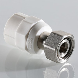 Муфта полипропиленовая с накидной гайкой для перехода на "конус" VALTEC (VTp.708.K)