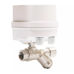 Шаровой кран с электроприводом и фильтром GIDROLOCK WINNER