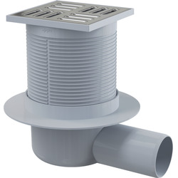 Трап горизонтальный 50мм сухой ALCAPLAST