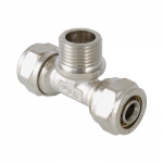 Тройник обжимной с переходом на РН VALTEC (VTm.333.N)