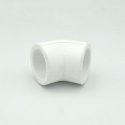 Колено 45° полипропиленовое белое РосТурПласт