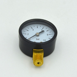 Манометр радиальный 1/4" 10 бар. 50 мм.  JEMIX