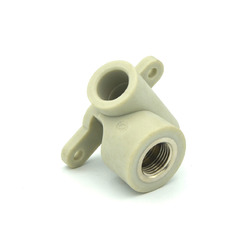 Тройник полипропиленовый РВ с креплением HEISSKRAFT