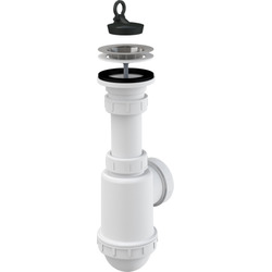 Сифон для мойки с нерж. решеткой 1-1/2" ALCAPLAST