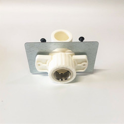 Колено д/гипсокартона PP-R D 20 х 1/2" РВ белый РосТурПласт