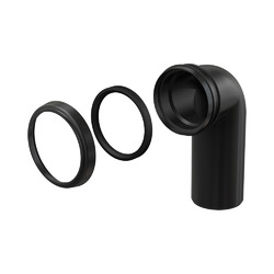 Колено стока комплект для 90/90 ALCAPLAST